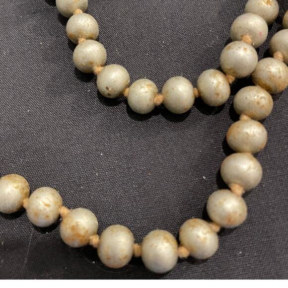 Vintage 56" String of Glass Beads - Picture 2 of 4